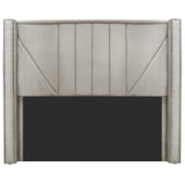 Cabeceira King Minsk P02 195 cm para cama Box Linho Bege - Amarena Móveis