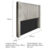 Cabeceira King Minsk P02 195 cm para cama Box Linho Bege - Amarena Móveis