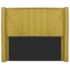 Cabeceira King Minsk P02 195 cm para cama Box Suede Amarelo - Amarena Móveis