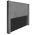 Cabeceira King Minsk P02 195 cm para cama Box Suede Cinza - Amarena Móveis