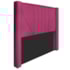 Cabeceira King Minsk P02 195 cm para cama Box Suede Pink - Amarena Móveis