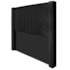 Cabeceira King Minsk P02 195 cm para cama Box Suede Preto - Amarena Móveis