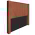 Cabeceira King Minsk P02 195 cm para cama Box Suede Terracota - Amarena Móveis