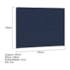 Cabeceira King Palermo P04 195 cm Suede Azul Marinho TCA 948 - Amarena Móveis