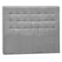 Cabeceira King  Pequim P04 195 cm Suede Cinza TCA 940 - Amarena Móveis