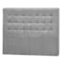 Cabeceira King  Pequim P04 195 cm Suede Cinza TCA 940 - Amarena Móveis