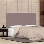 Cabeceira King  Porto P04 195 cm Suede Rosê TCA 949 - Amarena Móveis