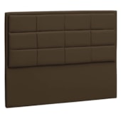 Cabeceira King  Tallin P04 195 cm Suede Marrom TCA 942 - Amarena Móveis