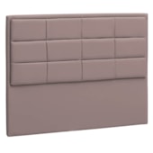 Cabeceira King  Tallin P04 195 cm Suede Rosê TCA 949 - Amarena Móveis