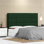 Cabeceira King  Tallin P04 195 cm Suede Verde TCA 947 - Amarena Móveis