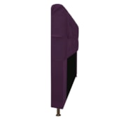 Cabeceira Lady Estofada com Strass 160 cm para Cama Box Queen Suede Roxo Quarto - AM Decor