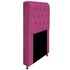Cabeceira Lady Estofada com Strass 90 cm para Cama Box Solteiro Corano Pink Quarto - AM Decor