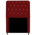 Cabeceira Lady Estofada com Strass 90 cm para Cama Box Solteiro Corano Vermelho Quarto - AM Decor