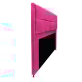 Cabeceira Munique 140 cm Casal Suede Pink AM Decor