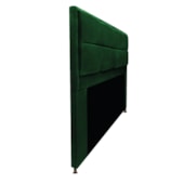 Cabeceira Munique 140 cm Casal Suede Verde AM Decor
