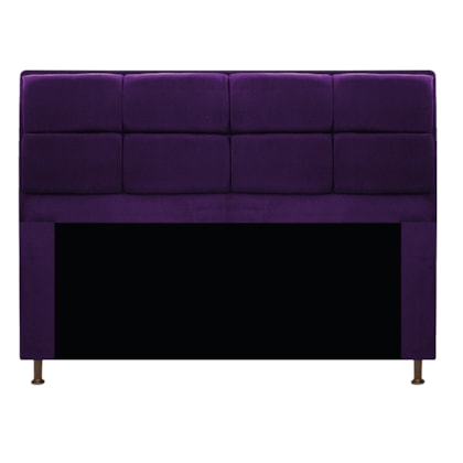 Cabeceira Munique 195 cm King Size Suede Roxo AM Decor