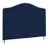 Cabeceira Queen Ághata P04 160 cm Suede Azul Marinho TCA 948 - Amarena Móveis