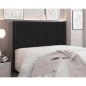 Cabeceira Queen Australia SPZ 160cm Suede Preto