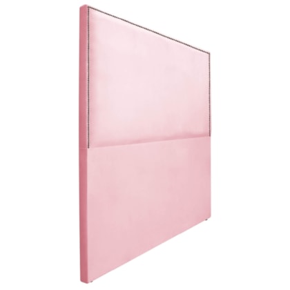 Cabeceira Queen Bali P02 160 cm para cama Box Suede Rosa Bebê - Amarena Móveis