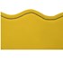 Cabeceira Queen Bari P02 160 cm para cama Box Corano Amarelo - Amarena Móveis