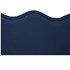 Cabeceira Queen Bari P02 160 cm para cama Box Suede Azul Marinho - Amarena Móveis