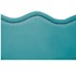Cabeceira Queen Bari P02 160 cm para cama Box Suede Azul Turquesa - Amarena Móveis