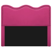 Cabeceira Queen Bari P02 160 cm para cama Box Suede Pink - Amarena Móveis