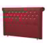 Cabeceira Queen Brescia P04 160 cm Suede  Vermelho TCA 53 - Amarena Móveis