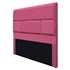 Cabeceira Queen Brick P02 160 cm para cama Box Corano Pink - Amarena Móveis