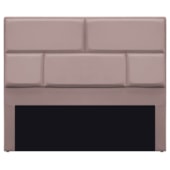 Cabeceira Queen Brick P02 160 cm para cama Box Linho Rosê - Amarena Móveis