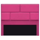 Cabeceira Queen Brick P02 160 cm para cama Box Suede Pink - Amarena Móveis