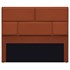 Cabeceira Queen Brick P02 160 cm para cama Box Suede Terracota - Amarena Móveis