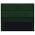 Cabeceira Queen Brick P02 160 cm para cama Box Suede Verde - Amarena Móveis