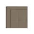 Cabeceira Queen Catania P04 160 cm Suede Marrom Claro TCA 945 - Amarena Móveis