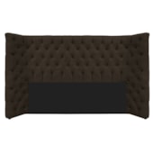 Cabeceira Queen Everest P02 160 cm para cama Box Corano Marrom - Amarena Móveis