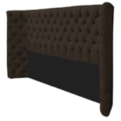 Cabeceira Queen Everest P02 160 cm para cama Box Corano Marrom - Amarena Móveis