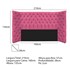 Cabeceira Queen Everest P02 160 cm para cama Box Corano Pink - Amarena Móveis