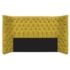 Cabeceira Queen Everest P02 160 cm para cama Box Suede Amarelo - Amarena Móveis