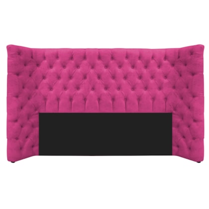 Cabeceira Queen Everest P02 160 cm para cama Box Suede Pink - Amarena Móveis