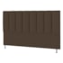 Cabeceira Queen Hannover P04 160 cm Suede Marrom TCA 942 - Amarena Móveis