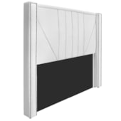 Cabeceira Queen Minsk P02 160 cm para cama Box Corano Branco - Amarena Móveis