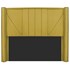 Cabeceira Queen Minsk P02 160 cm para cama Box Suede Amarelo - Amarena Móveis