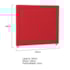 Cabeceira Queen Moscou P04 160 cm Suede  Vermelho TCA 53 - Amarena Móveis
