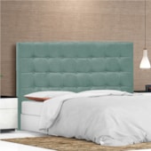 Cabeceira Queen Pequim P04 160 cm Suede Turquesa TCA 946 - Amarena Móveis