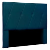 Cabeceira queen serena SPZ 160cm veludo azul marinho