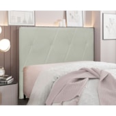 Cabeceira queen serena SPZ 160cm veludo prata