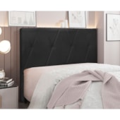 Cabeceira queen serena SPZ 160cm veludo preto