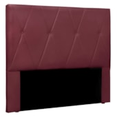 Cabeceira queen serena SPZ 160cm veludo vinho