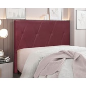 Cabeceira queen serena SPZ 160cm veludo vinho