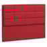 Cabeceira Queen Tallin P04 160 cm Suede  Vermelho TCA 53 - Amarena Móveis